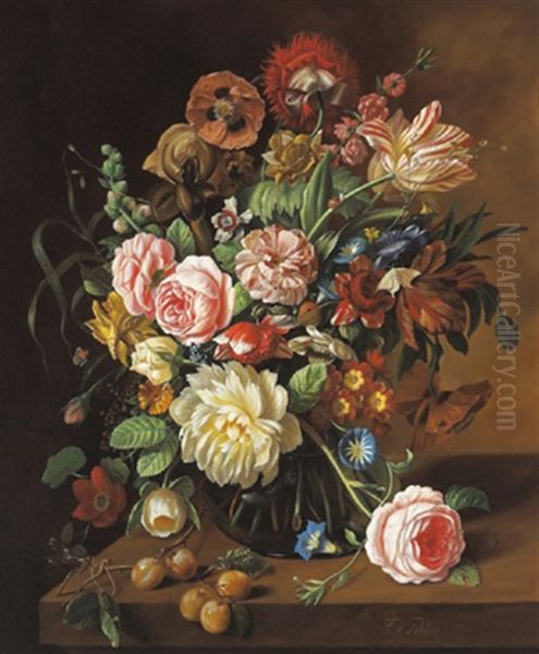 Blumenstuck Mit Kirschenzweig - view 1