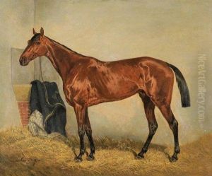 Cheval A Ecurie by Ernest Alexandre Bodoy