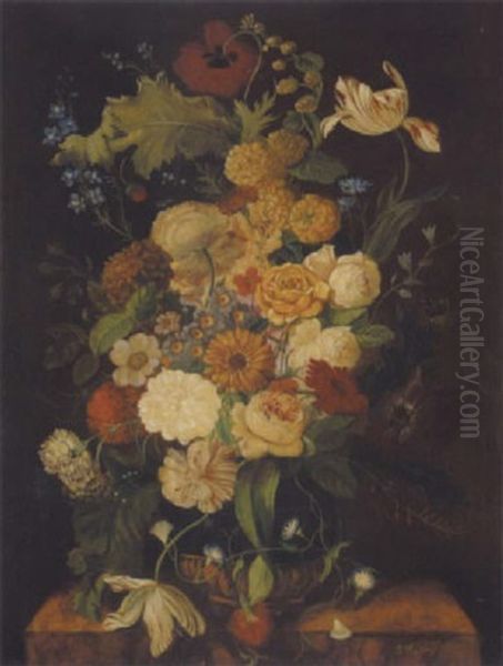 Blumenstillleben In Vase - view 1