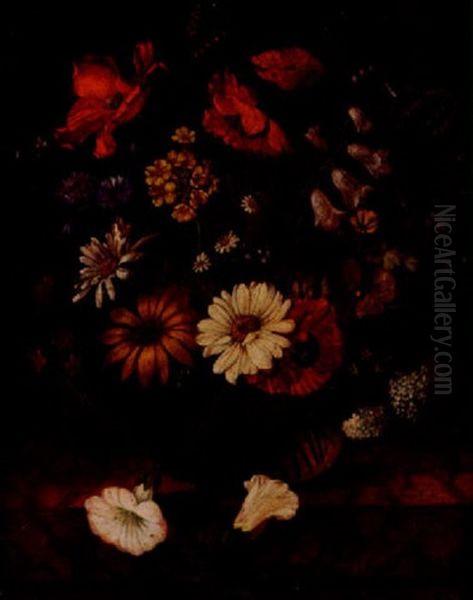 Bouquet Of Flowers In A Vase - view 1