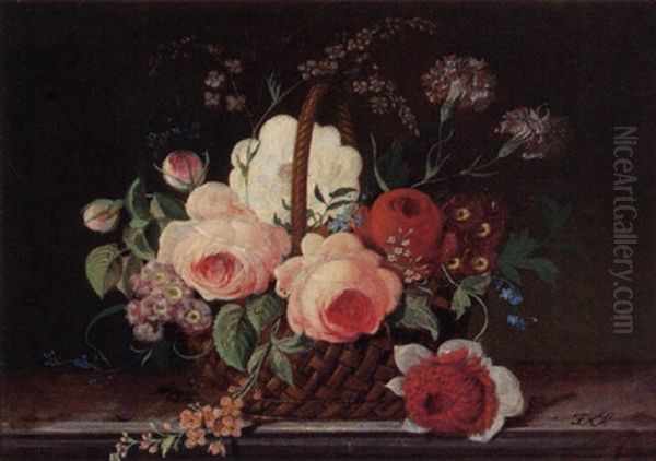 Ein Blumenkorb - view 1