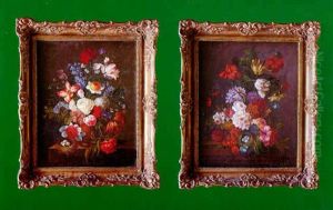 Naturaleza Muerta Con Flores Y Nido De Pajaros Naturaleza Muerta Con Flores Y Nido De Pajaros