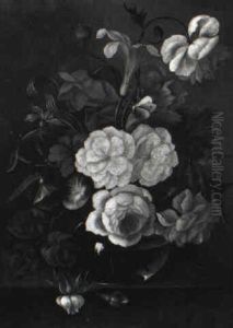 Blumen In Glasvase