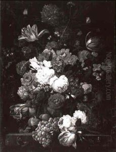 Blumenstilleben In Barockmanier Blumenstilleben In Barockmanier