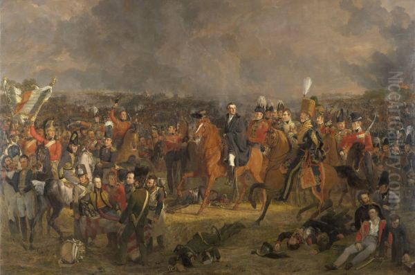 The Duke Of Wellington And Marshal Blucher After The Battle Of Waterloo - view 1