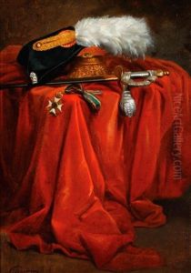 Still Life With Militaria Accoutrements by Nikolaas Pieneman