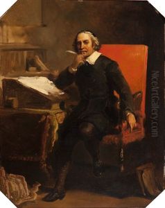 Joost Van Den Vondel by Nikolaas Pieneman