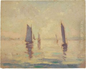 Impressionist Harbor Scene Impressionist Harbor Scene