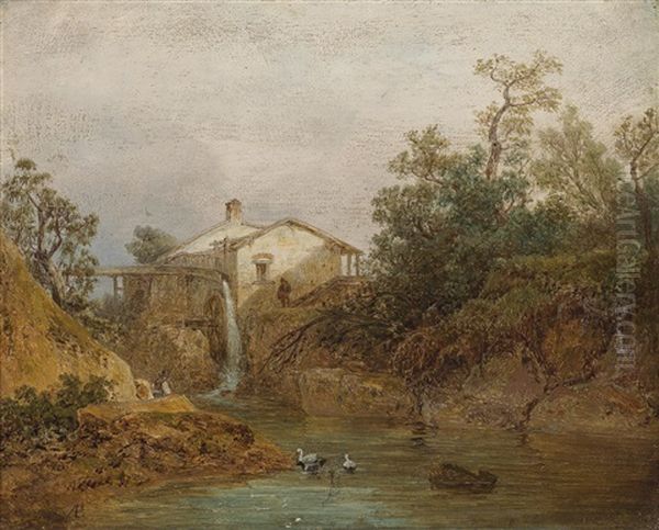 Kleine Landschaft Mit Muhle - view 1