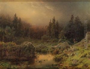 Landschaft Im Abendlicht