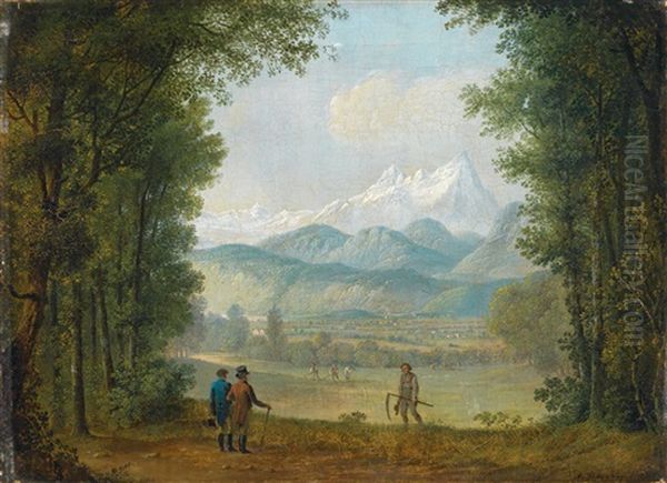 Wanderer Vor Weiter Landschaft - view 1