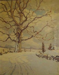 Winter In Connecticut by Arthur Bodwell Van Zile