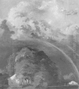 Regenbogen Unter Einem Bizarren Gewitterhimmel by Albot Pieper