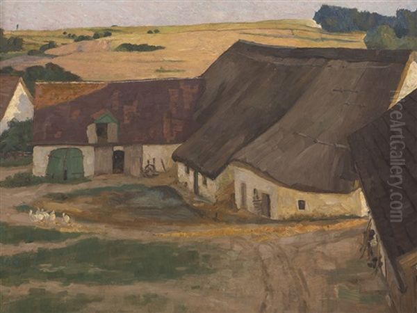 Farm In Field Landscape - view 1
