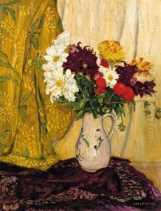 Blumenstillleben by Karl Johann Nikolaus Piepho
