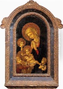 La Vierge A L'enfant Avec Le Petit Saint Jean Baptiste by Pier Francesco Fiorentino