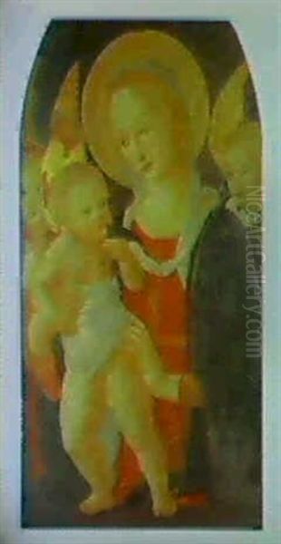 The Madonna And Child With Two Angels - view 1