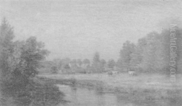 Cows In A Landscape - view 1
