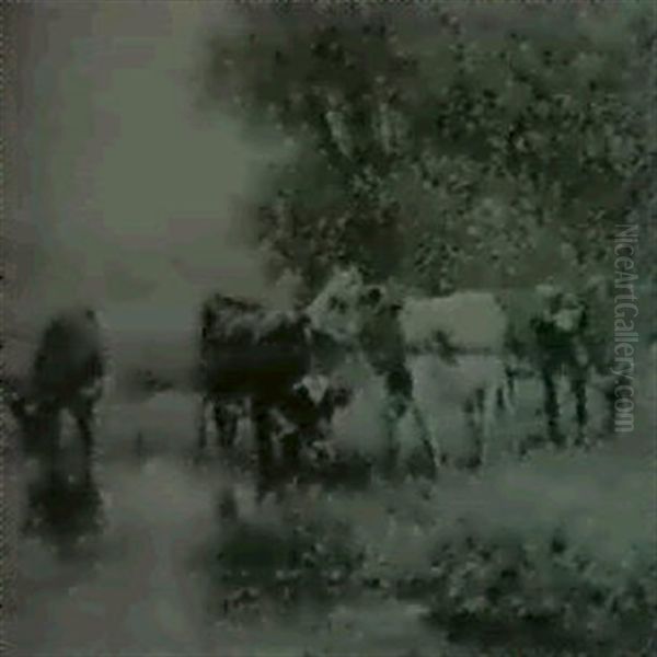 Cattle Watering - view 1