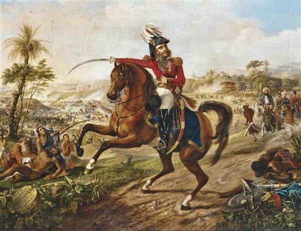 The Victory Of General Sir Charles Napier At The Battle Of Scinde - view 1