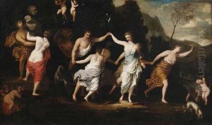 Bacchanal. by Jan van Boeckhorst