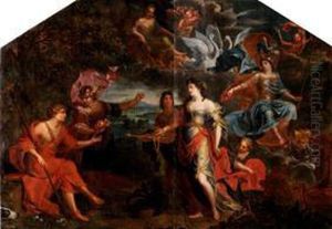 El Juicio De Paris by Jan van Boeckhorst