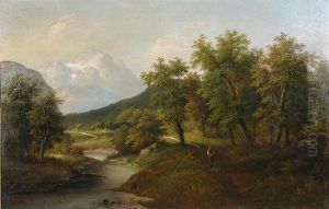 Amountainous Landscape by Edouard Boehm