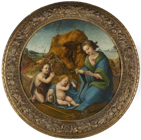 The Madonna And Sleeping Christ Child With The Infant Saint John The Baptist - view 1