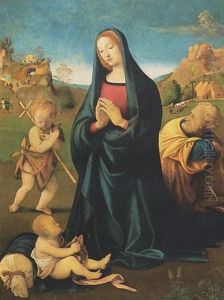 Adorazione Del Bambino Con San Giuseppe E San Giovannino Adorazione Del Bambino Con San Giuseppe E San Giovannino