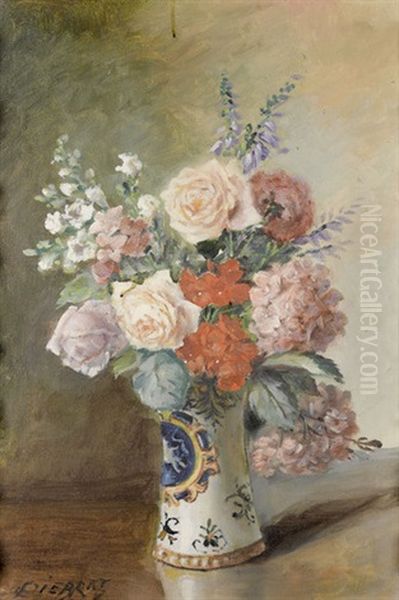Stillleben Mit Rosen Und Hortensien - view 1