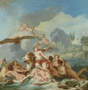 The Rape Of Europa by Jean Baptiste Marie Pierre