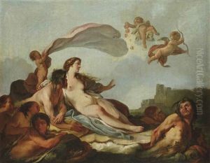 Venus Sur Les Eaux by Jean Baptiste Marie Pierre