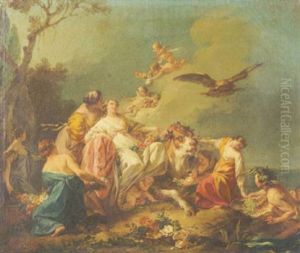 L'enlevement D'europe by Jean Baptiste Marie Pierre
