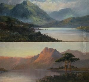 Highland Loch Scenes by Abraham Boel