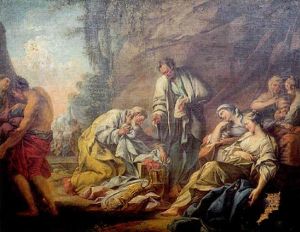 Laban Cherchant Les Idoles by Jean Baptiste Marie Pierre