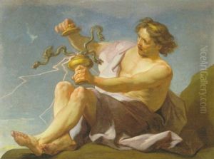 Saint Jean L'evangeliste by Jean Baptiste Marie Pierre