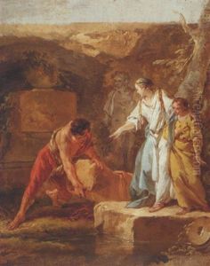 Aethra Showing Theseus His Father's Sword