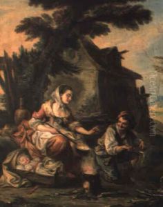 L'heureuse Famille by Jean Baptiste Marie Pierre