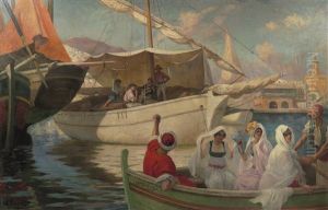 Dans Le Vieux Port D"alger Ou Les Femmes D'alger Dans L'amiraute