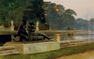 Fountain In The Park by Alden Pierson