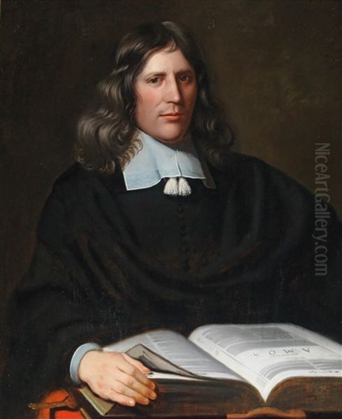Portrait Of A Clergyman With The Book Of Amos - view 1