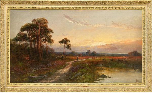 Sunset Over A Landscape - view 1