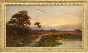 Sunset Over A Landscape
