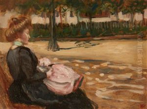 Jeune Femme Au Parc