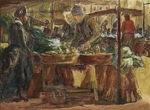 Gemusehandler by Fernand Piet