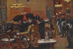 Im Kaffeehaus by Fernand Piet
