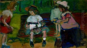 Enfants Au Jardin Enfants Au Jardin