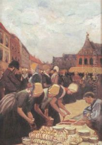 Groser Geschirrmarkt
