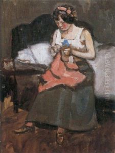La Couturiere by Fernand Piet