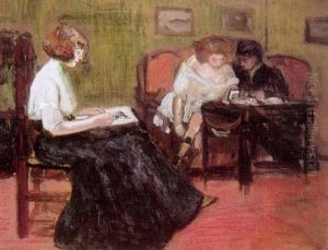 Au Salon by Fernand Piet